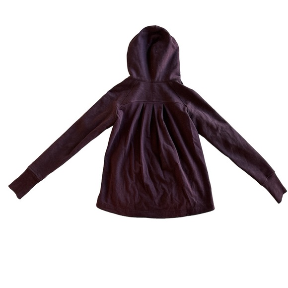 Lululemon Pleat To Street Hoodie Heathered Bordeaux Drama - 4 - Picture 8 of 9